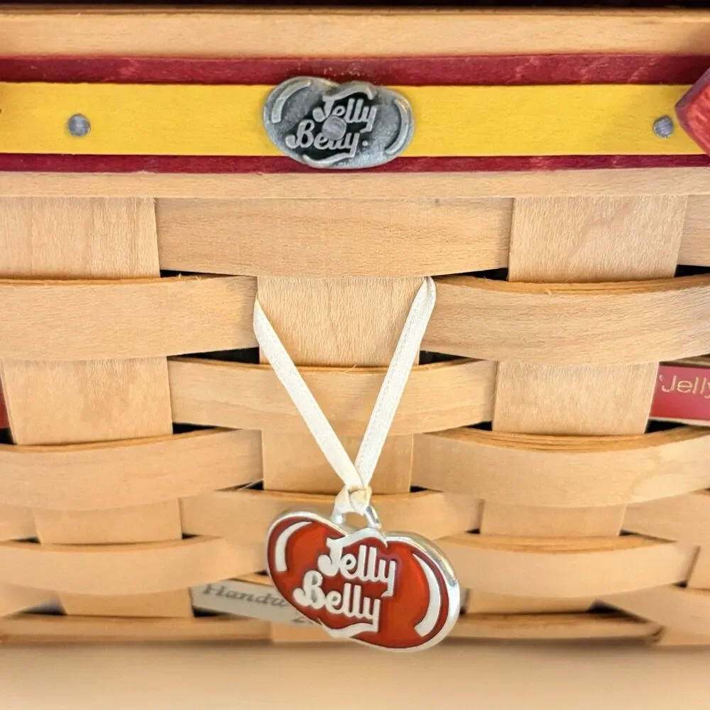 Longaberger 2007 Jelly Belly Basket Fest Collectors Club Red Handle Signed